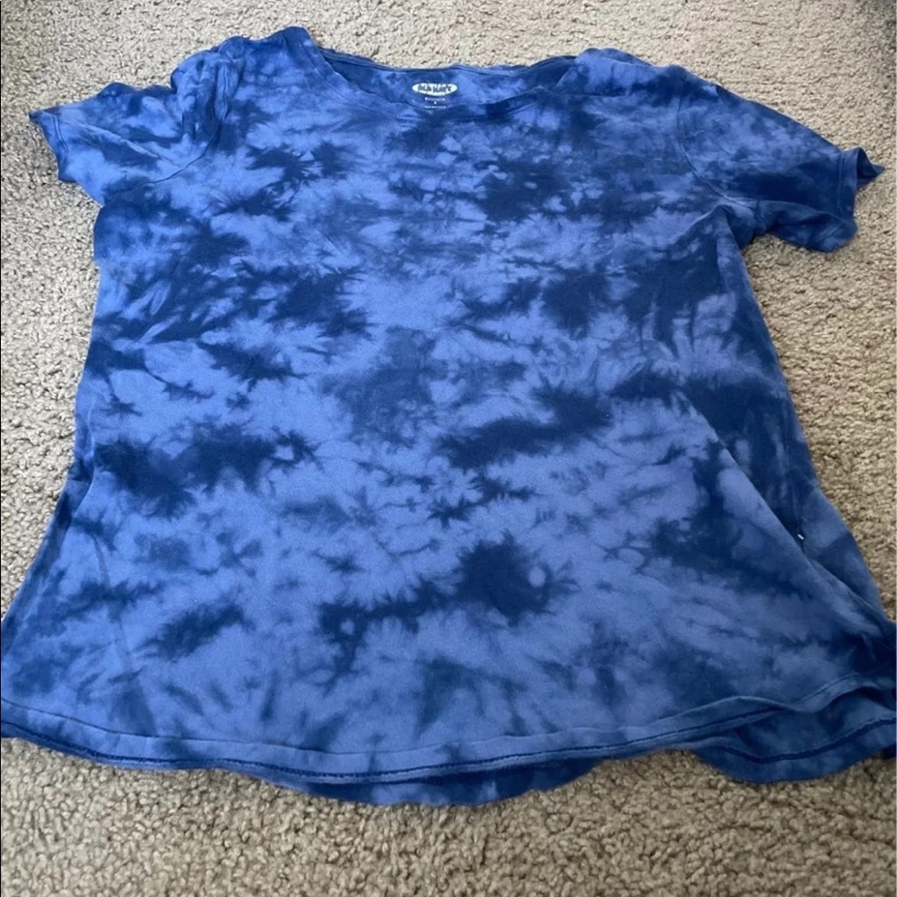 Blue Tie Dye Shirt